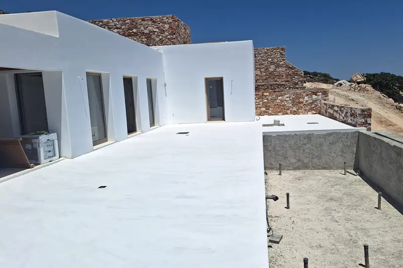 Menuiserie en Bois Stratifié: Propriété Résidentielle, Île de Paros, Grèce