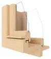 Menuiserie en Bois Fenêtres Profilé LUCA IV 42 Viennois