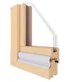 Menuiserie en Bois Fenêtres Profilé LUCA IV 78 Europe