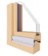 Menuiserie en Bois Fenêtres Profilé LUCA IV 92 Europe